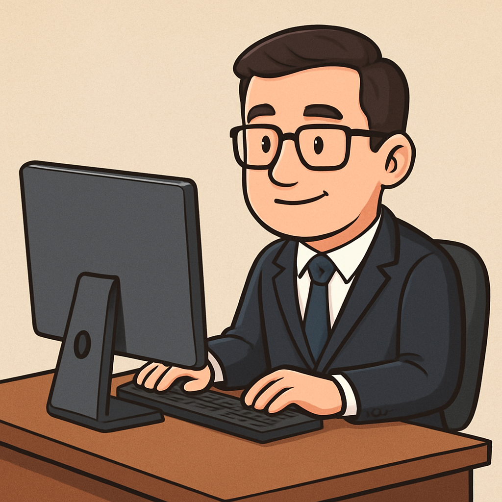 Cartoon of Victory Gray